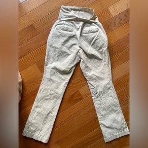Old navy MATERNITY khaki SHORT boot cut full panels
